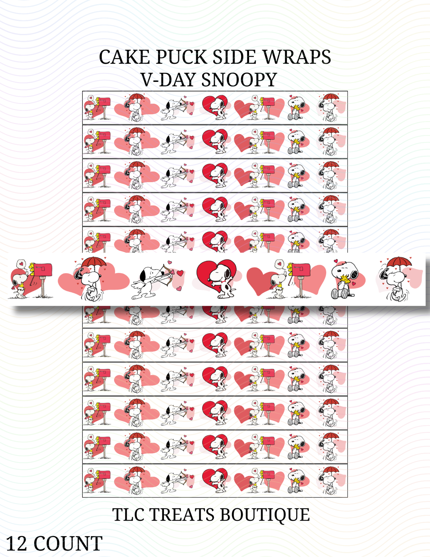 V-Day Snoopy - Side Wraps