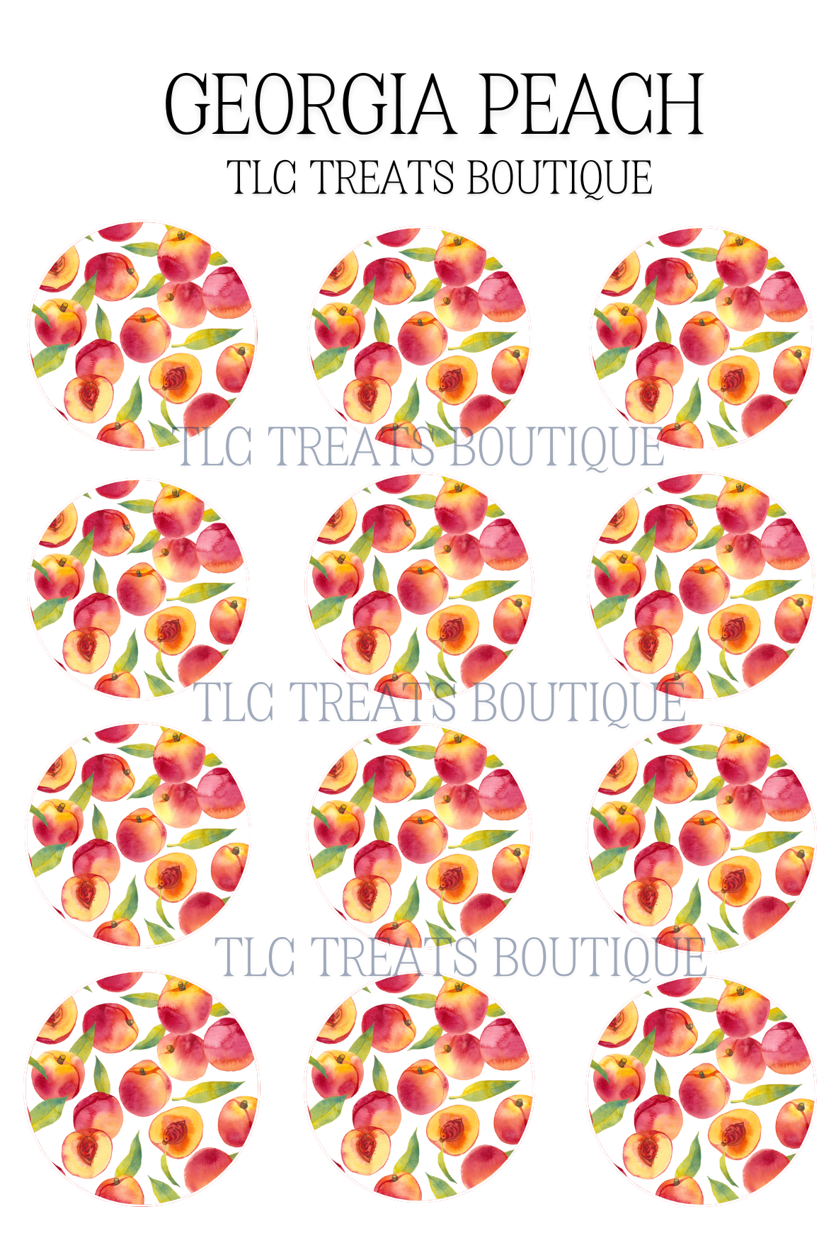 Georgia Peach Pattern