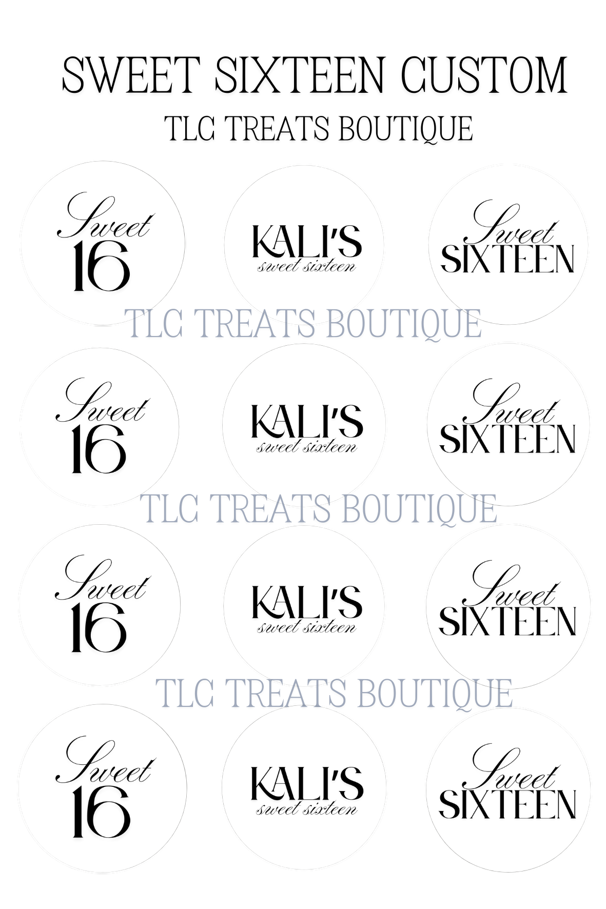 Sweet Sixteen Custom