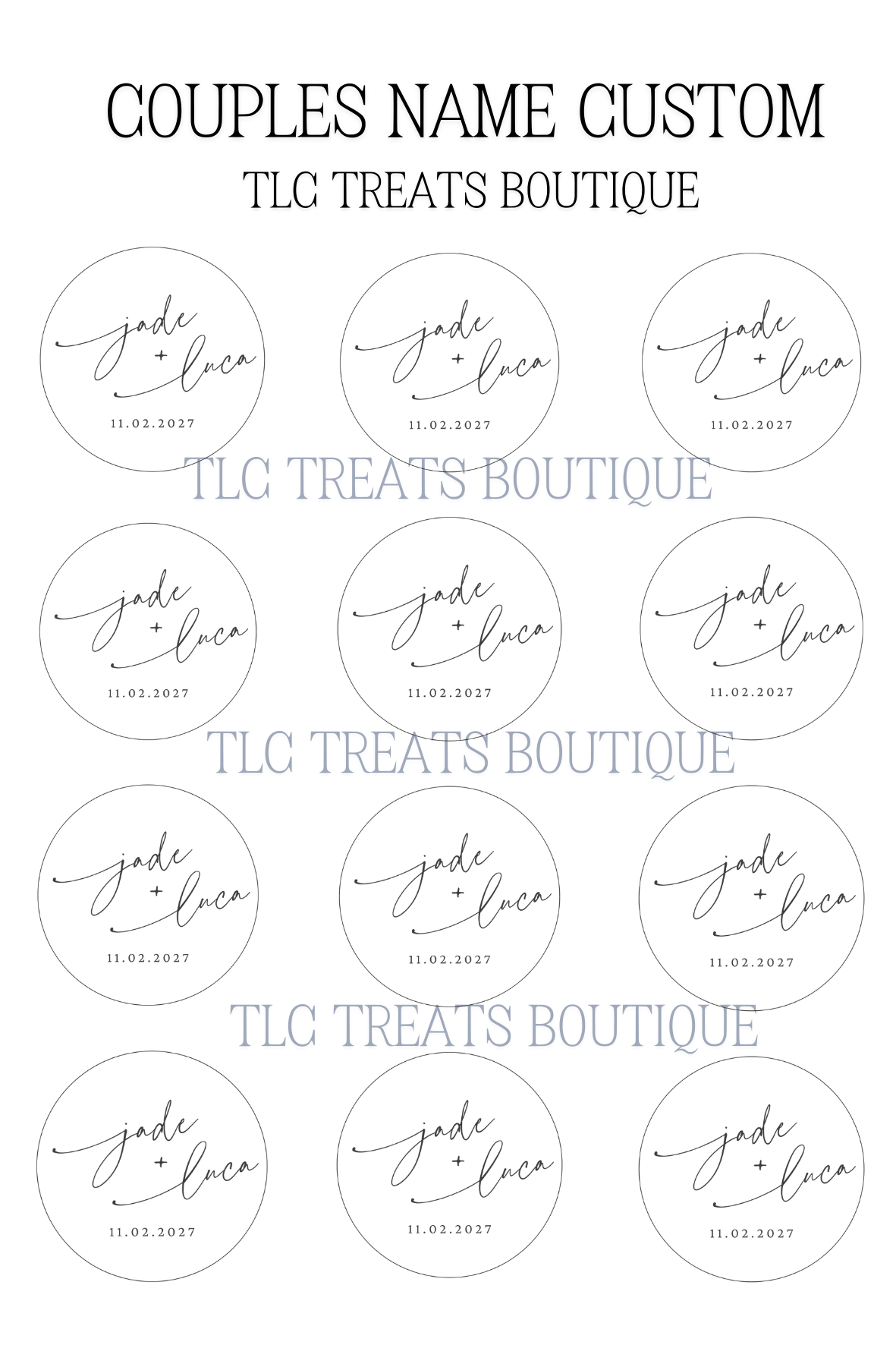 Couples Name Custom