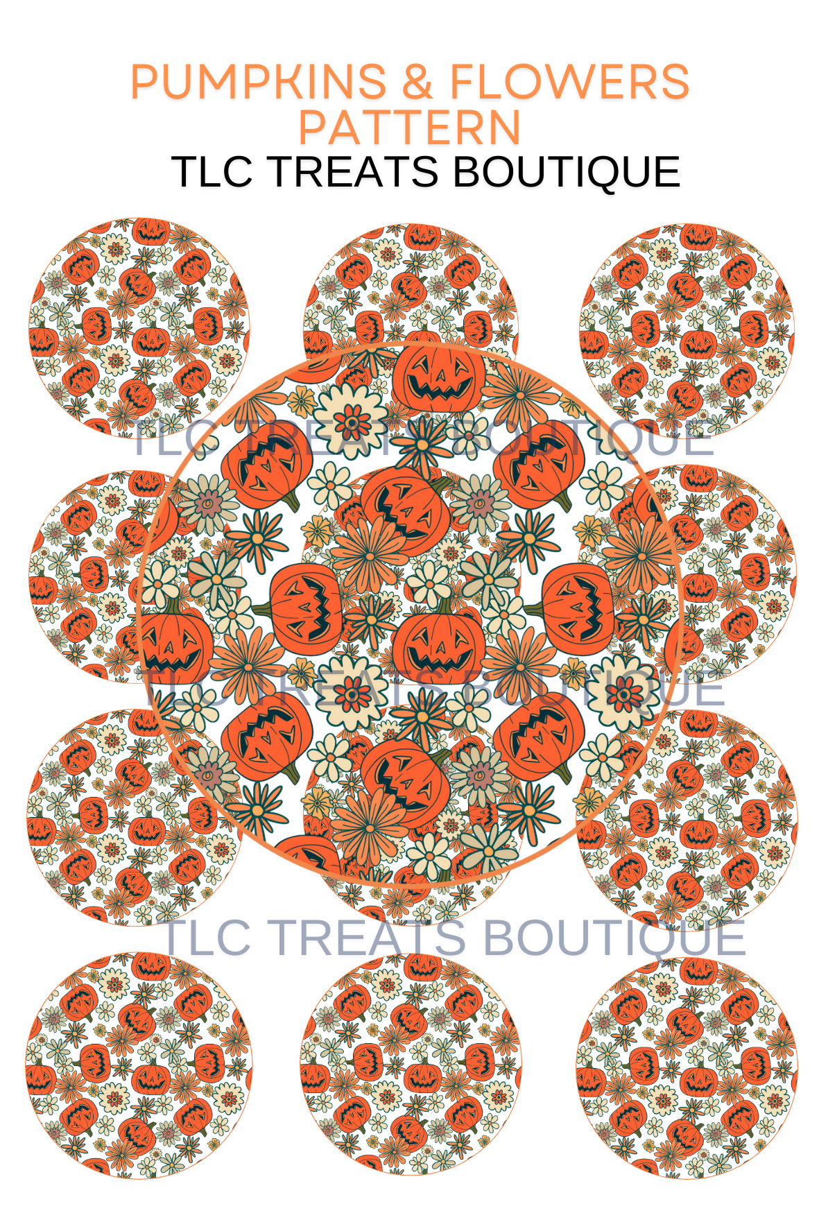 Pumpkins & Flowers