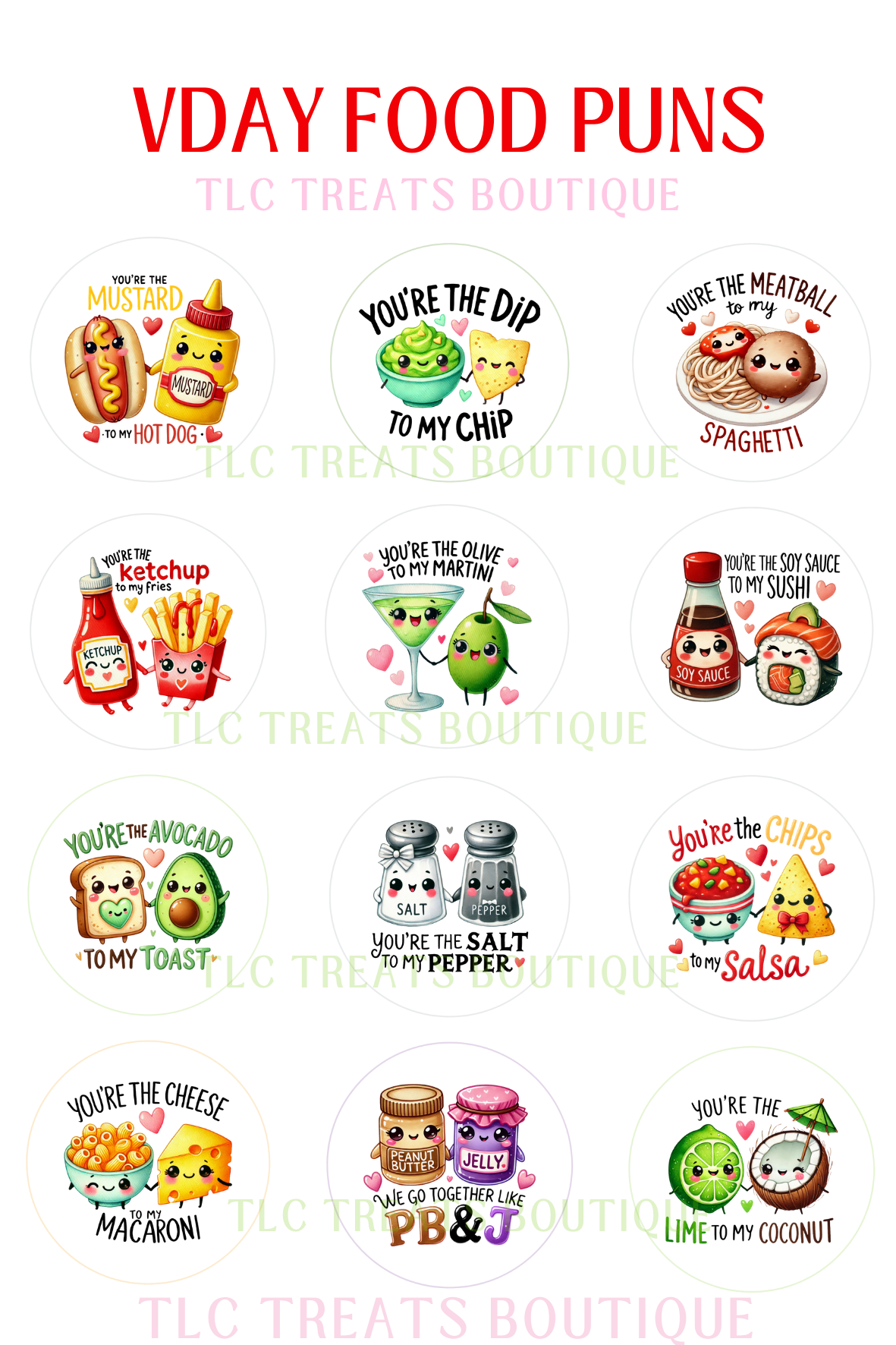 Vday Food Puns