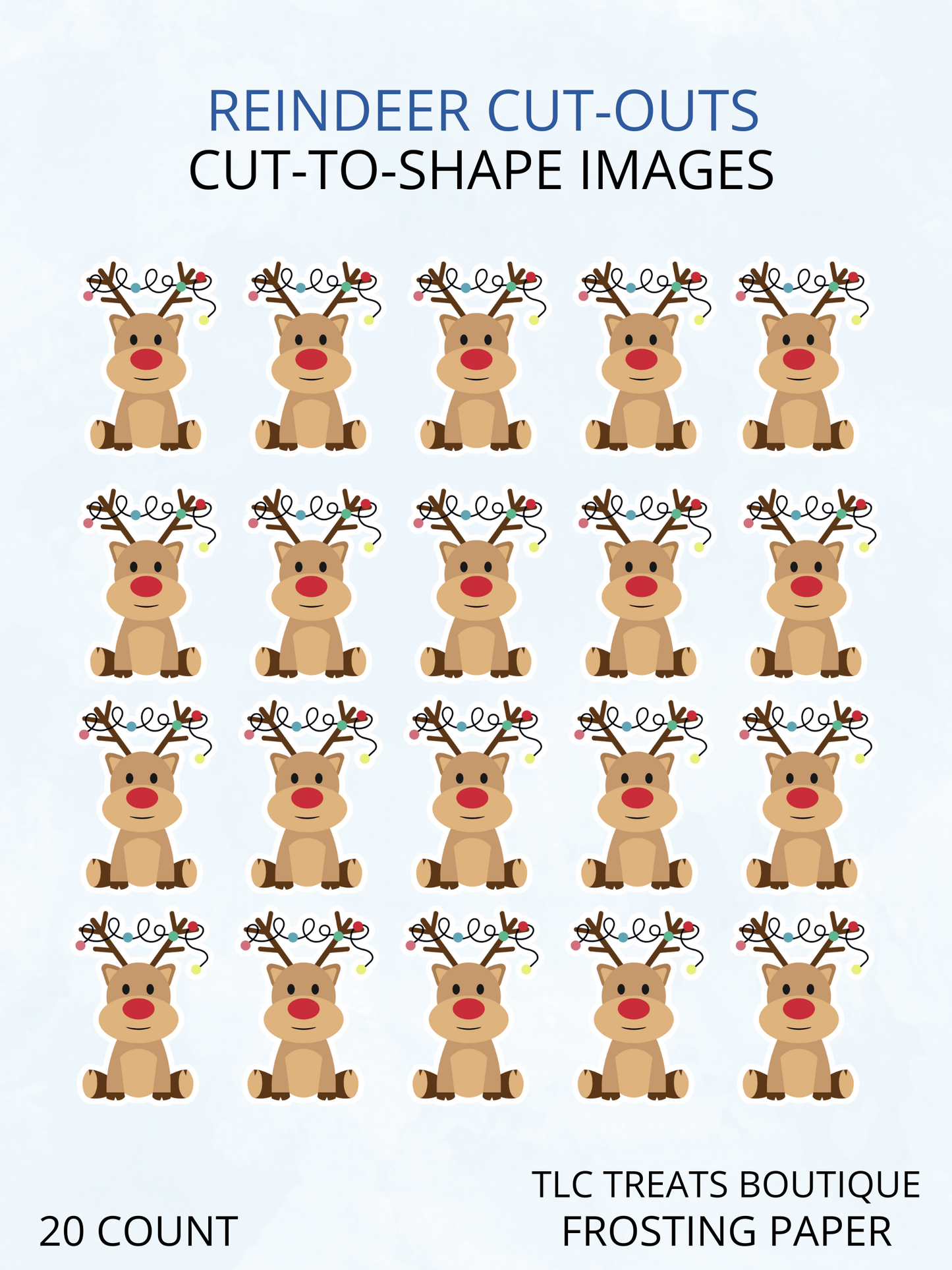 Reindeer cut-outs