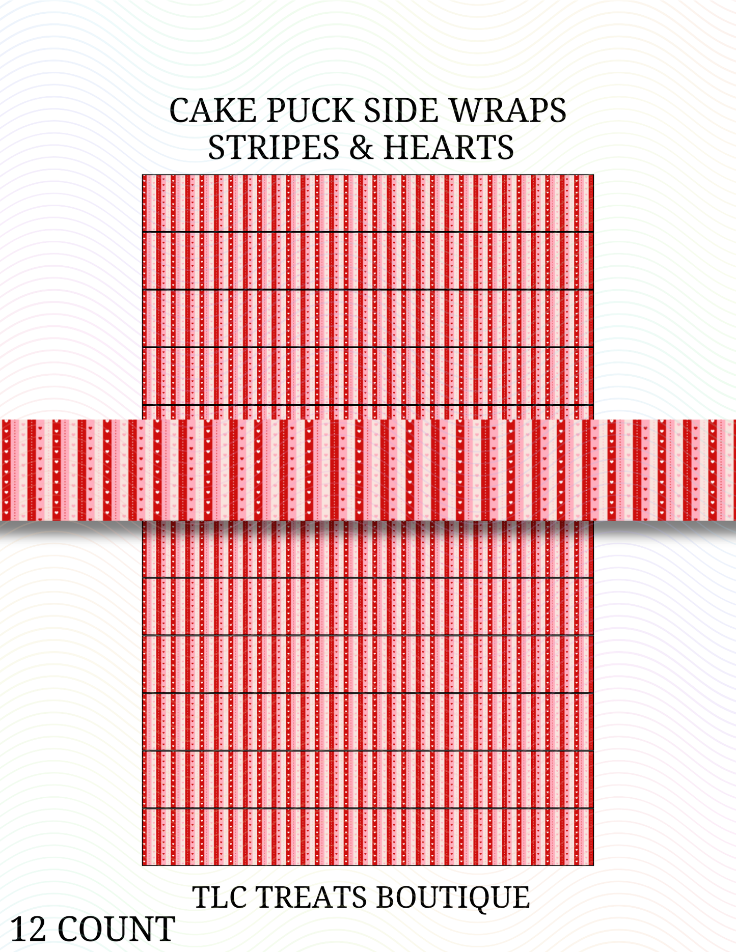 Stripes & Hearts - Side Wraps