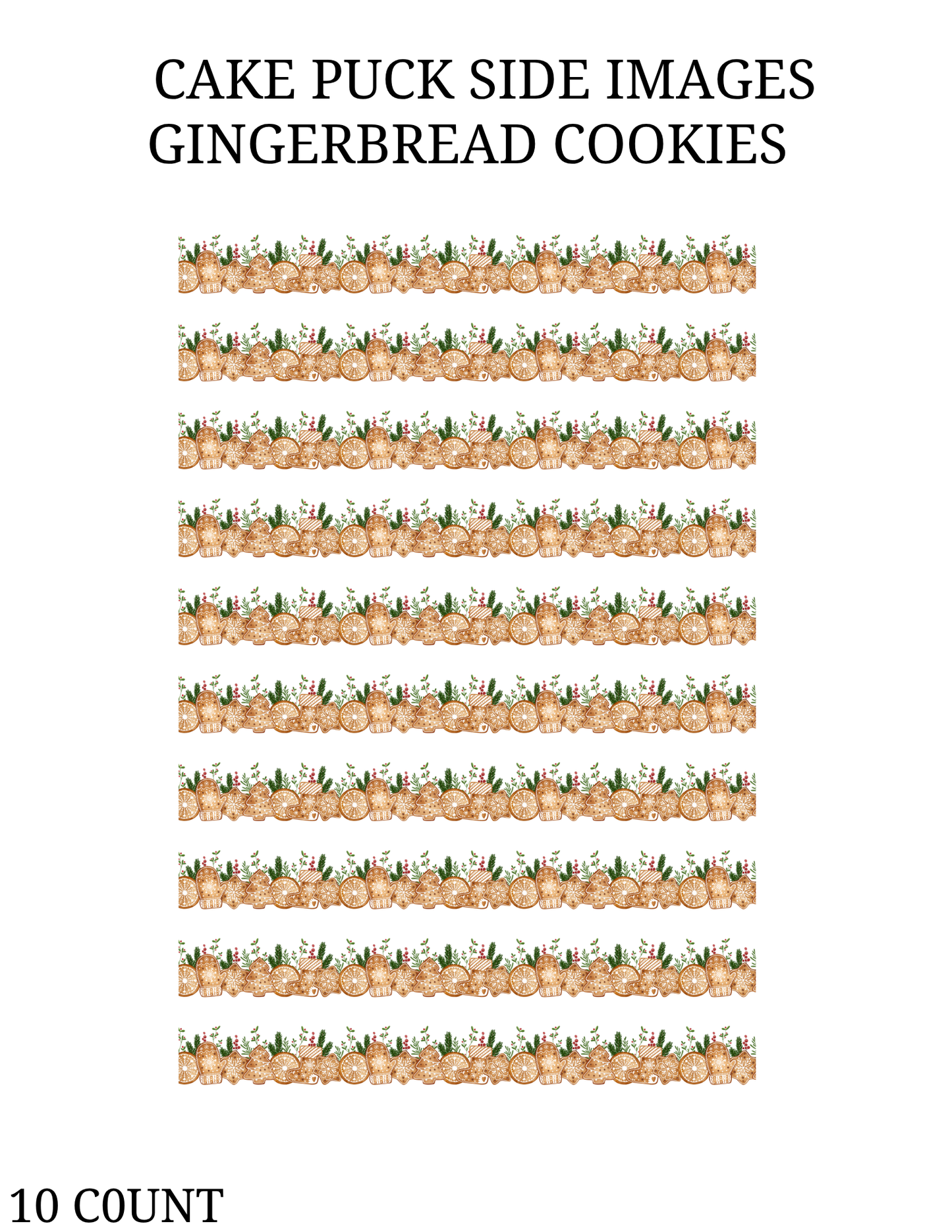 Gingerbread cookies