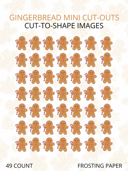 Gingerbread mini cut-outs