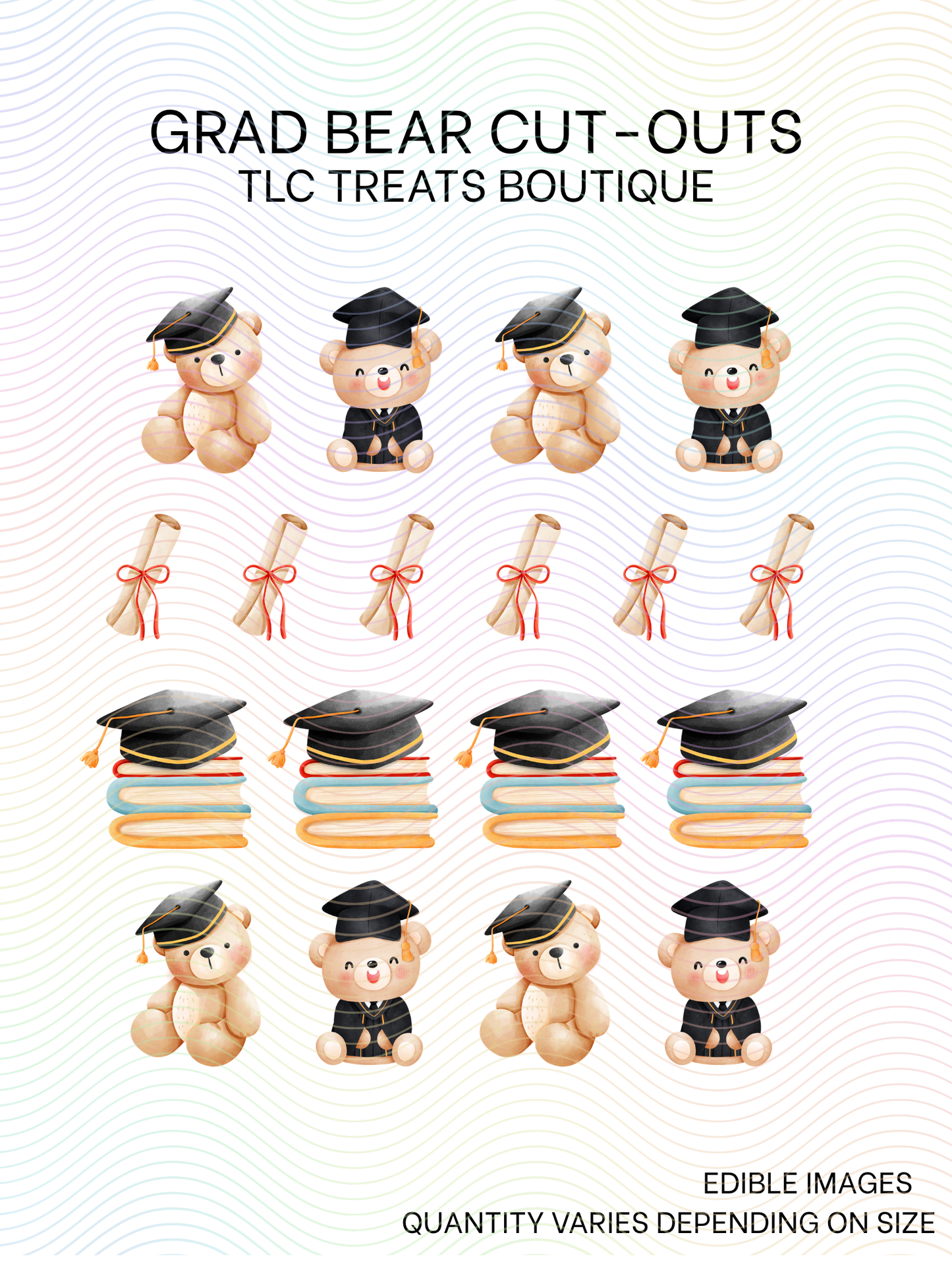Grad Bear (Cut-outs)