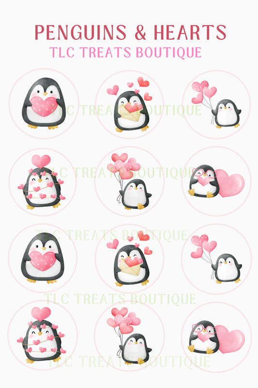 Penguins & Hearts