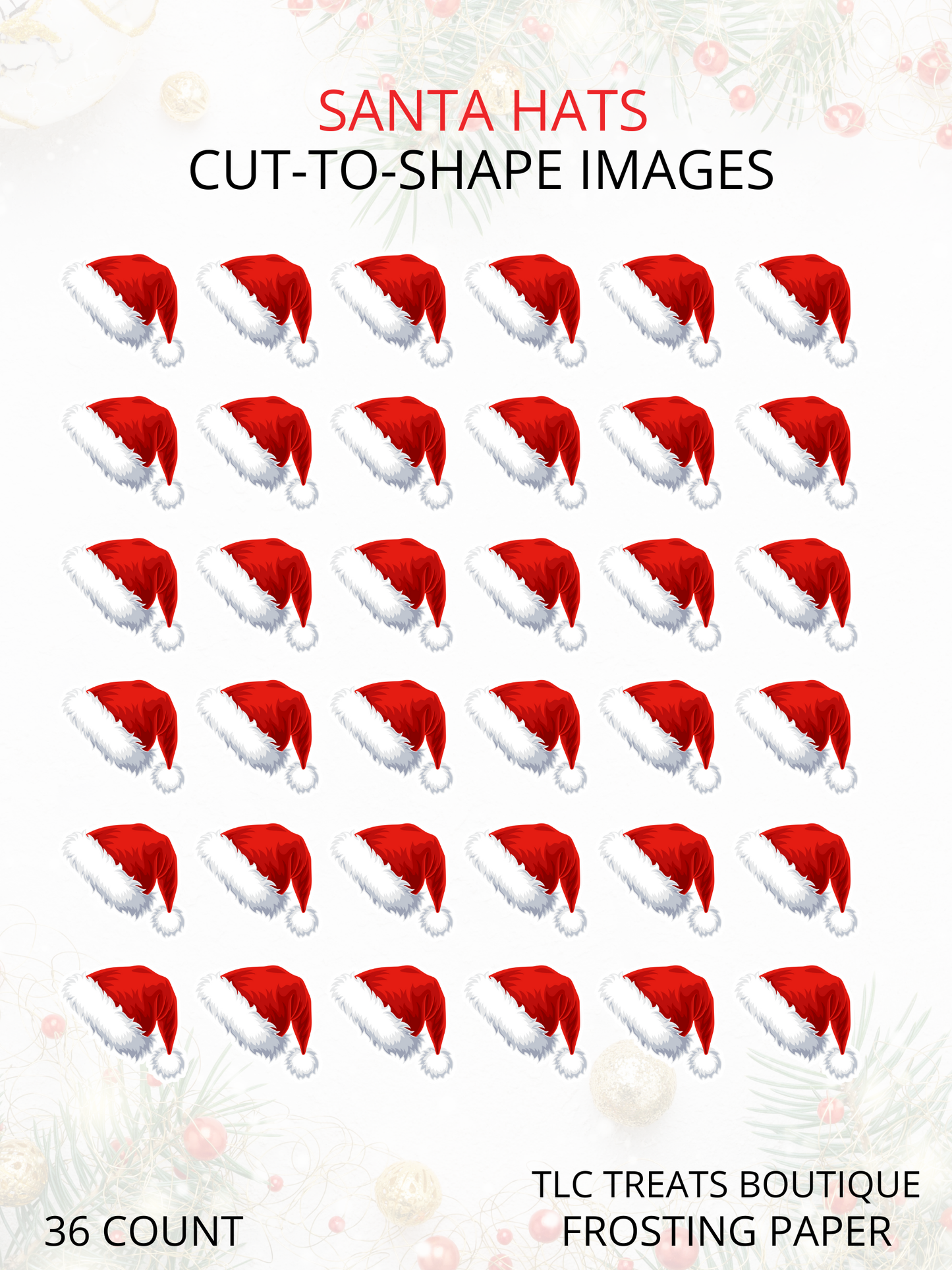 Santa Hats Cut-to-shape
