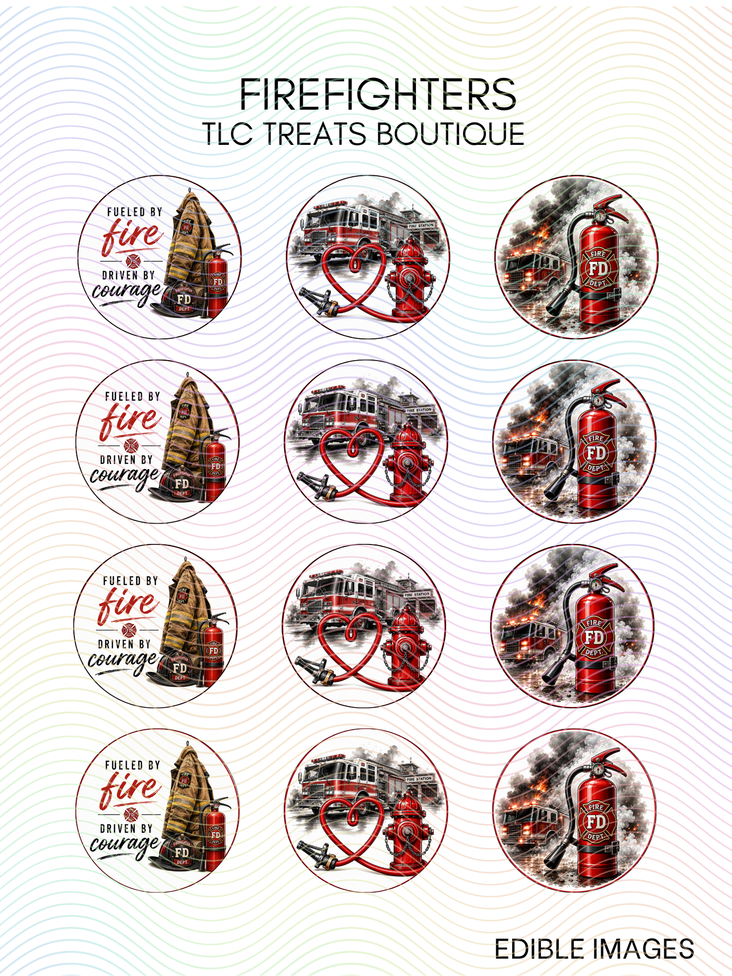 Firefighters - Edible Images