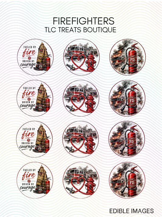 Firefighters - Edible Images