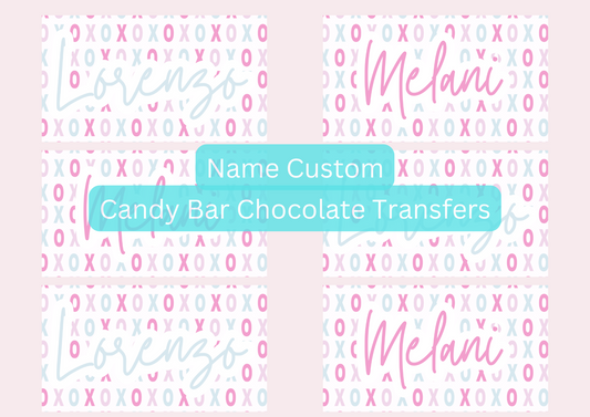 Custom Vday Candy Bars