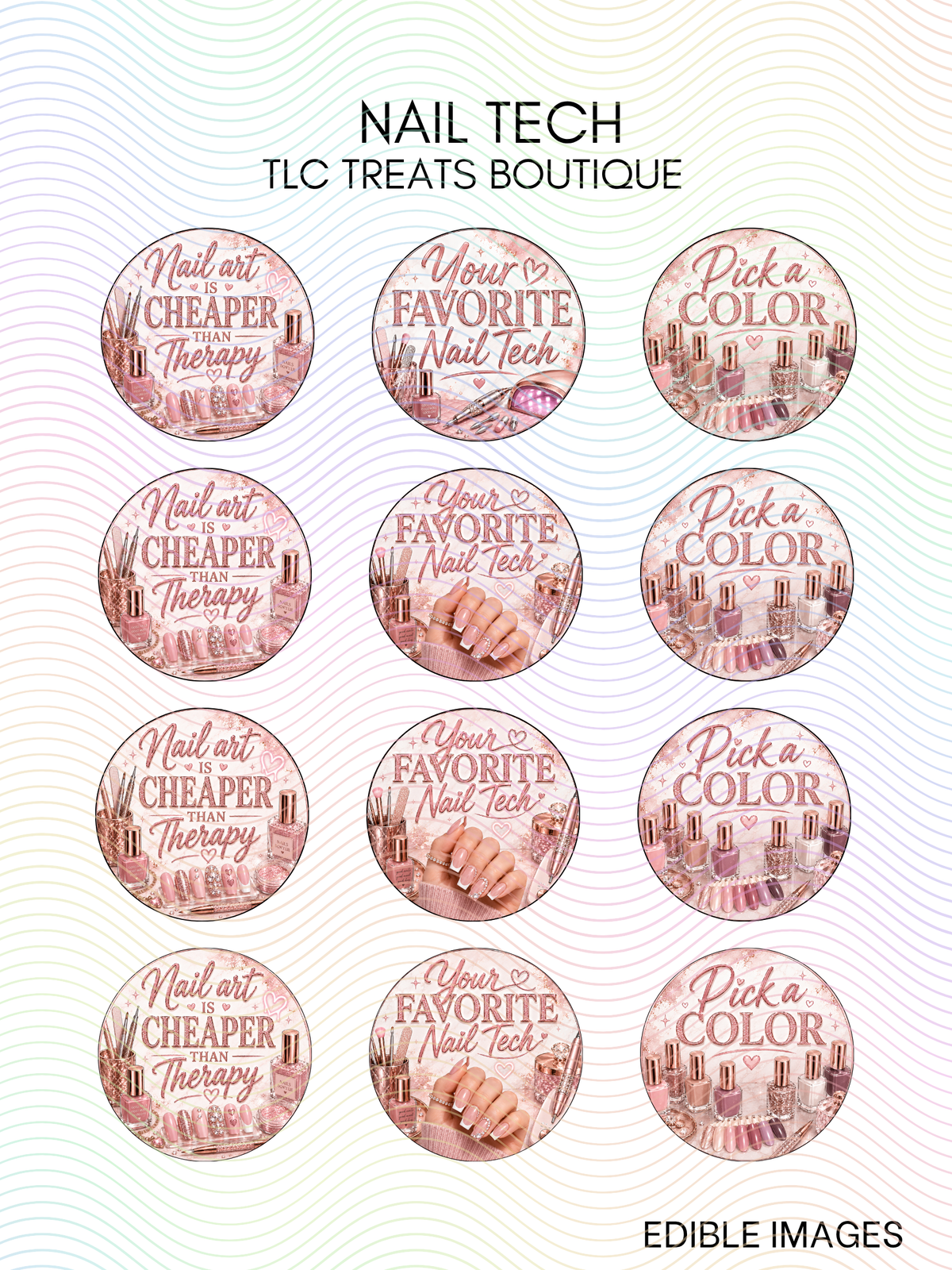 Nail Tech - Edible Images