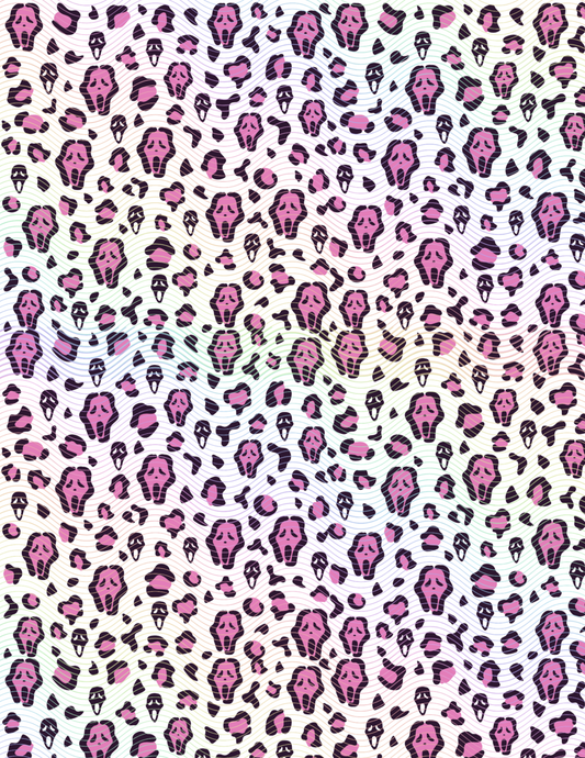 Scream Cheetah Print Full Sheet