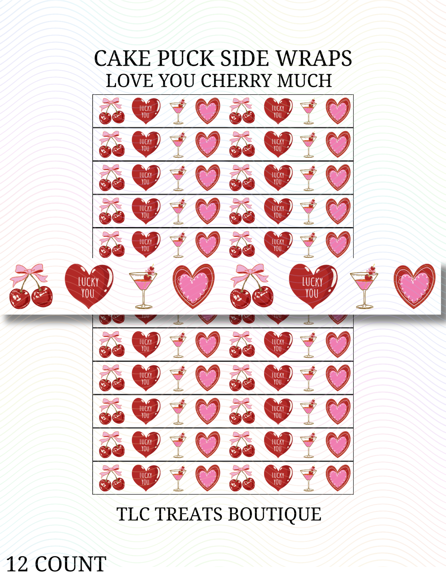 I love you cherry Much - Side Wraps