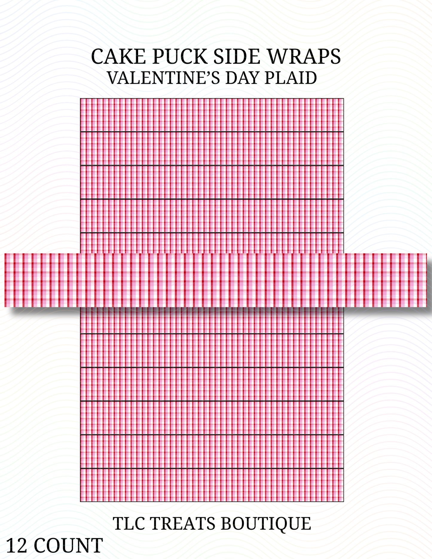 Valentine's Day Plaid - Side Wraps