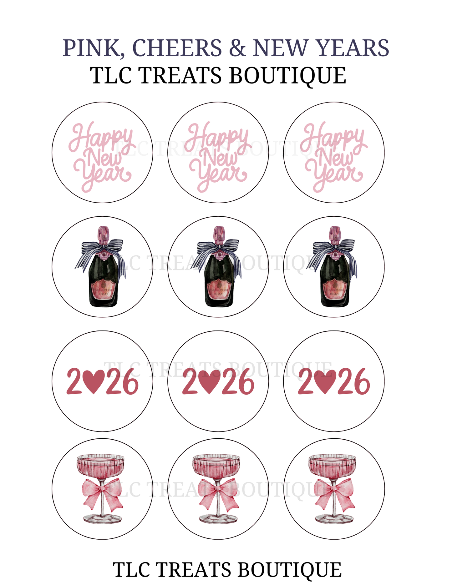 Pink,Cheers & New years