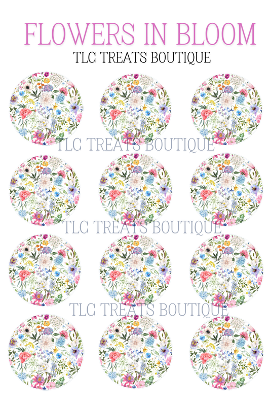 Flowers In bloom pattern