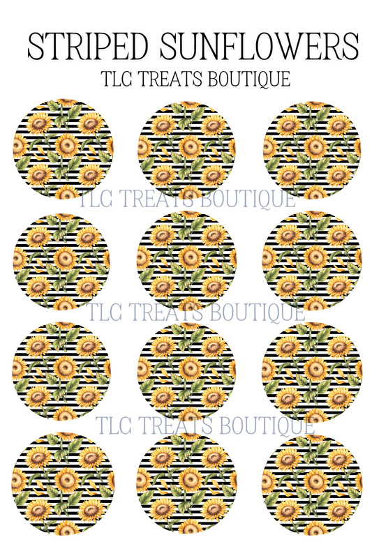 Striped Sunflowers