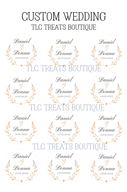Custom Wedding Gold