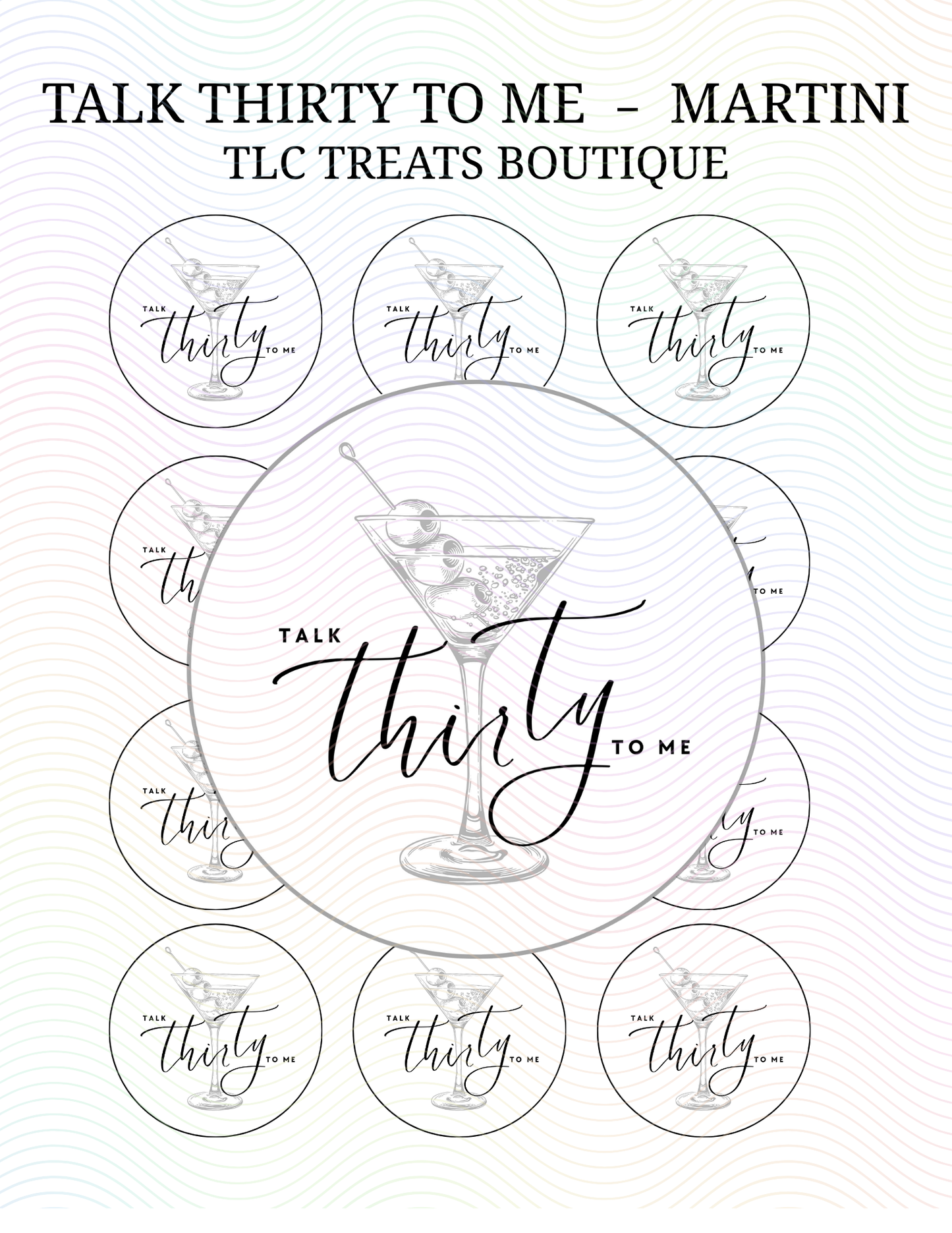 Talk Thirty to me - Martini