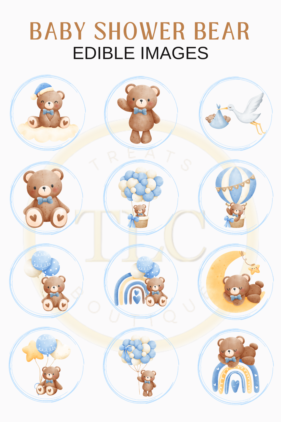 Baby Shower Bear