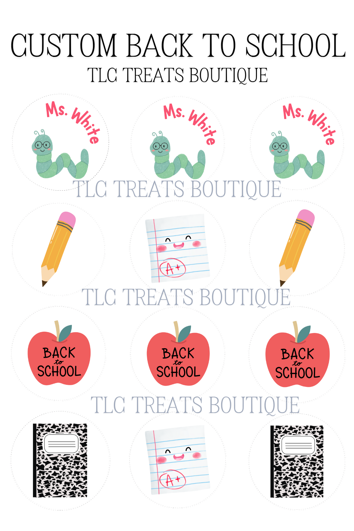Custom Back to school
