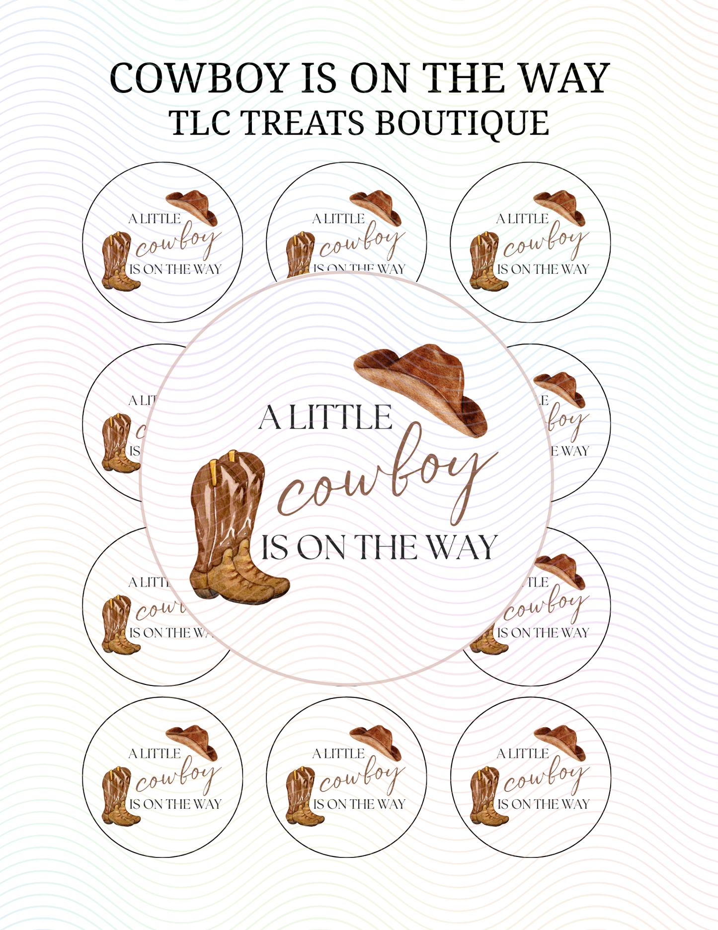 A little cowboy is on the way