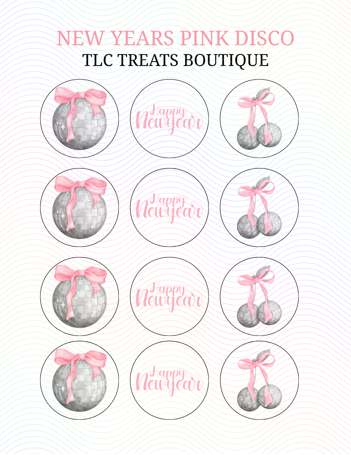 New years Pink Disco