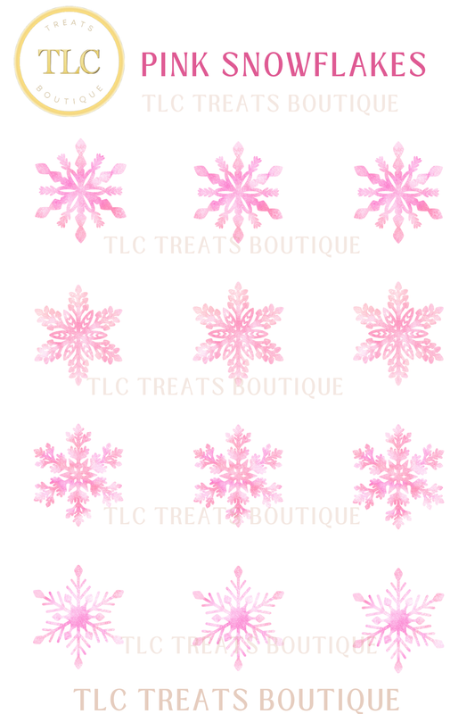 Pink Snowflakes
