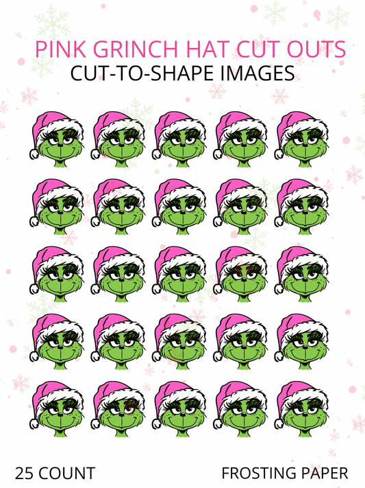 Pink Grinch cut out