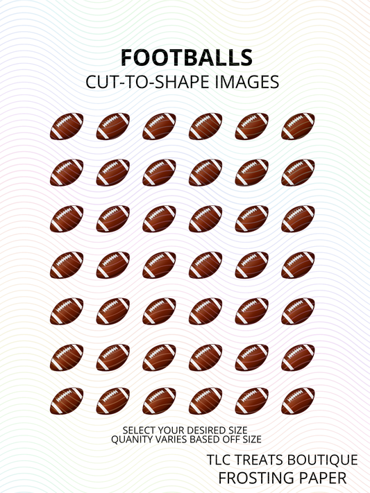 Footballs (Cut-to-shape)