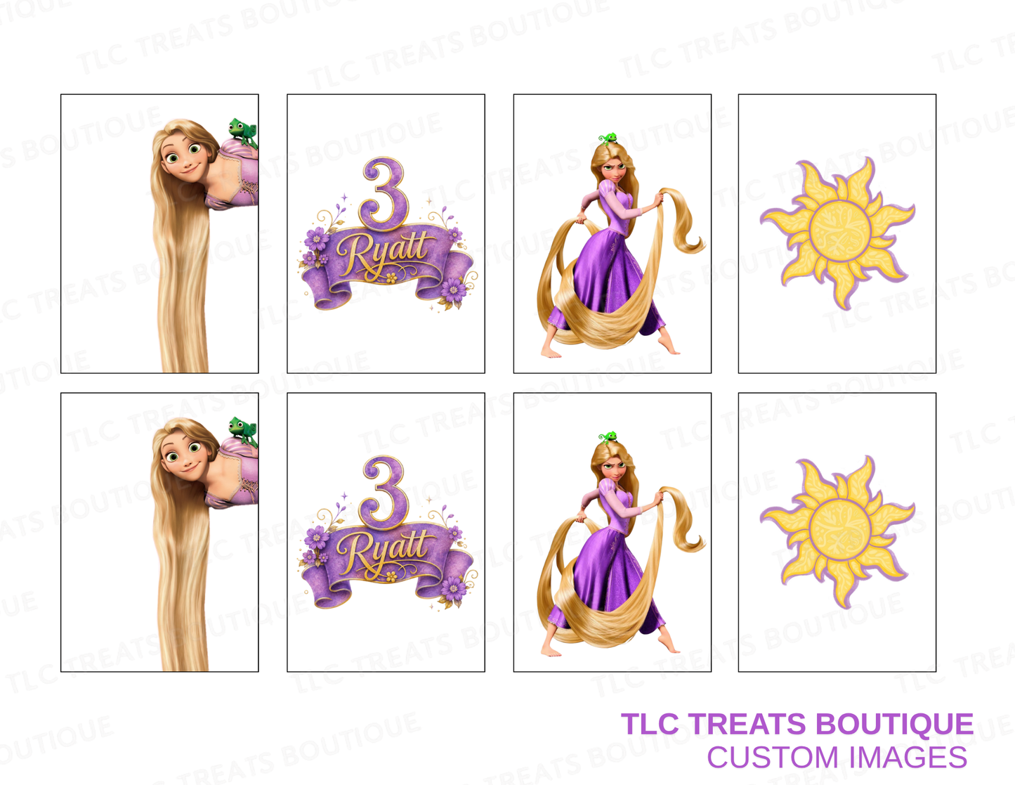 Tangled Edible Images- Custom