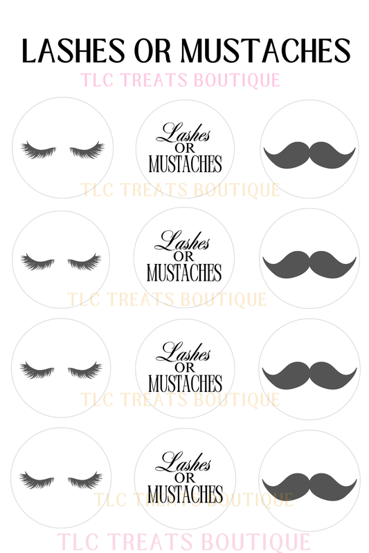 Lashes or Mustaches