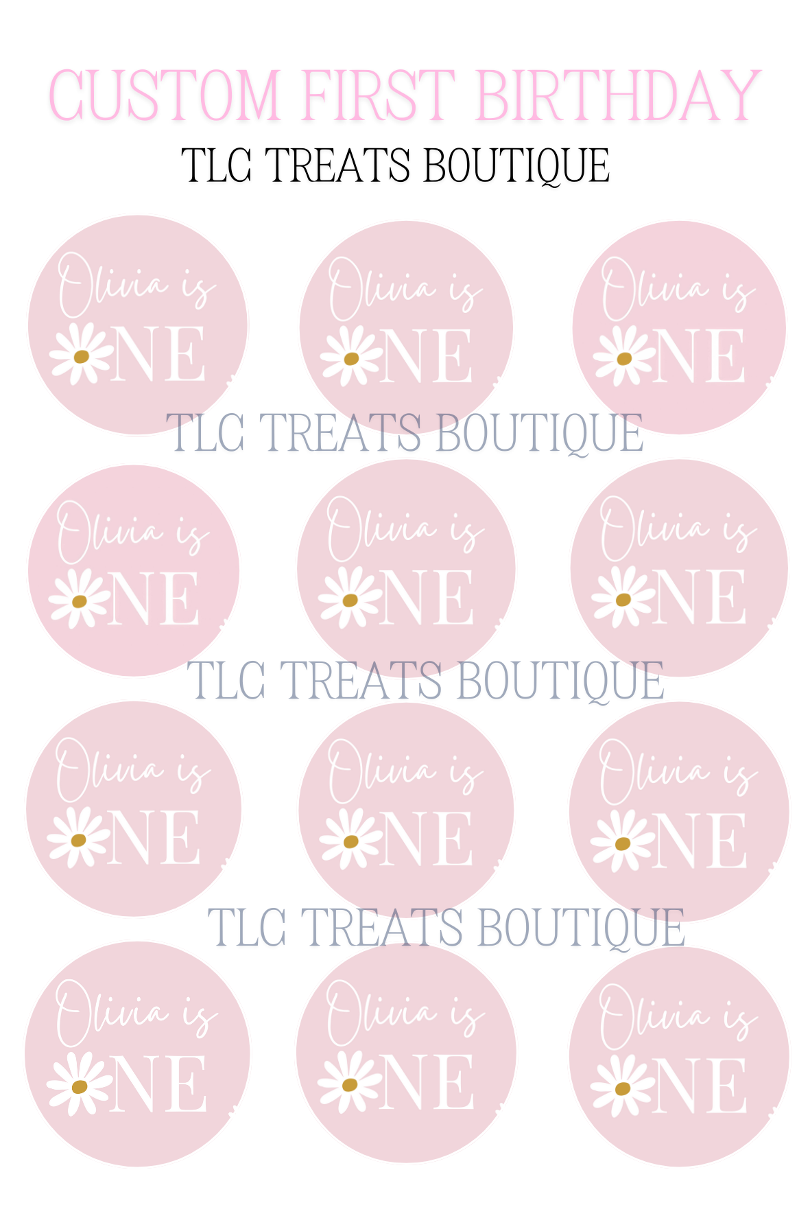 Custom First Birthday