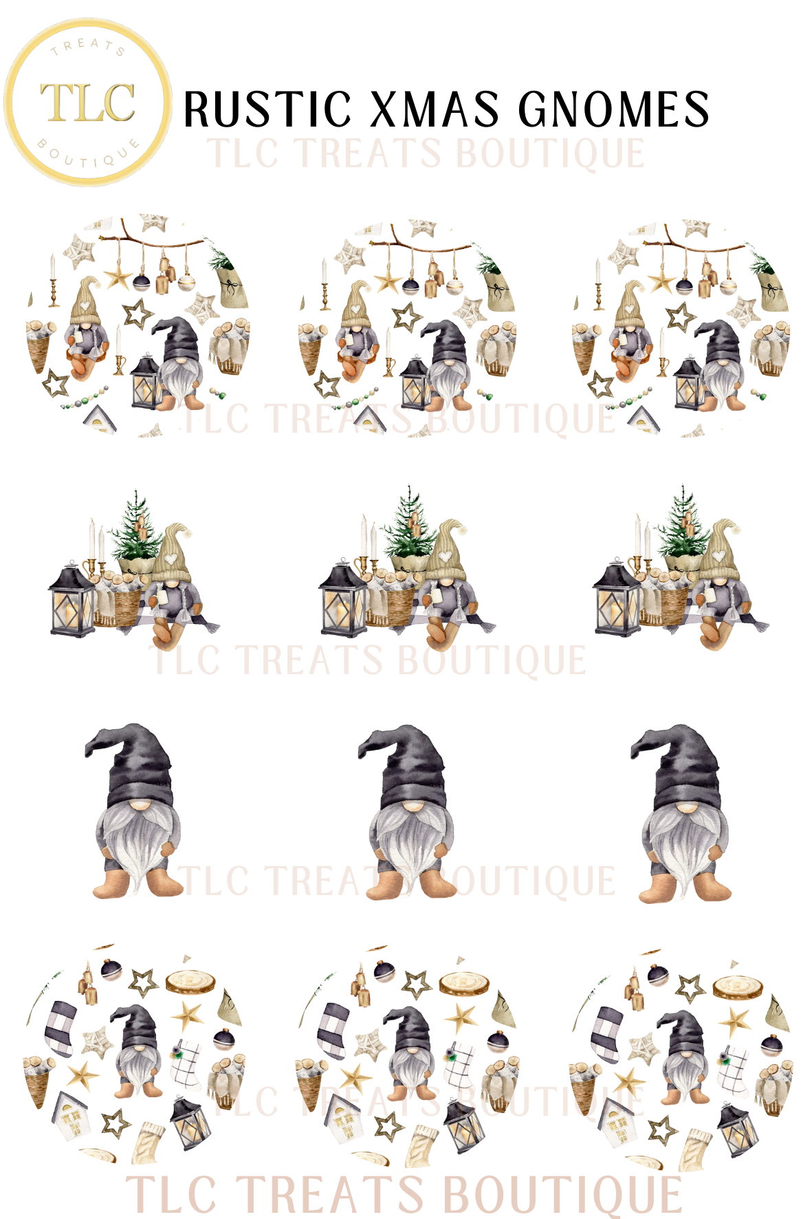 Rustic Xmas Gnomes