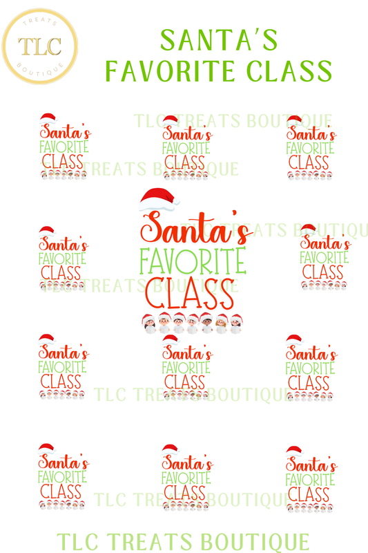 Santa's Favorite Class
