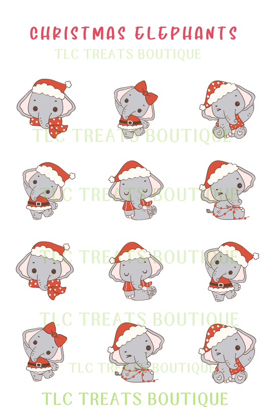 Christmas Elephants