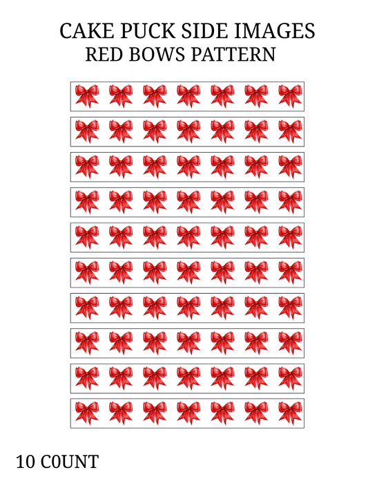 Red Bows - Side wraps