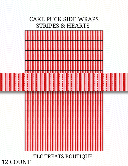Stripes & Hearts - Side Wraps