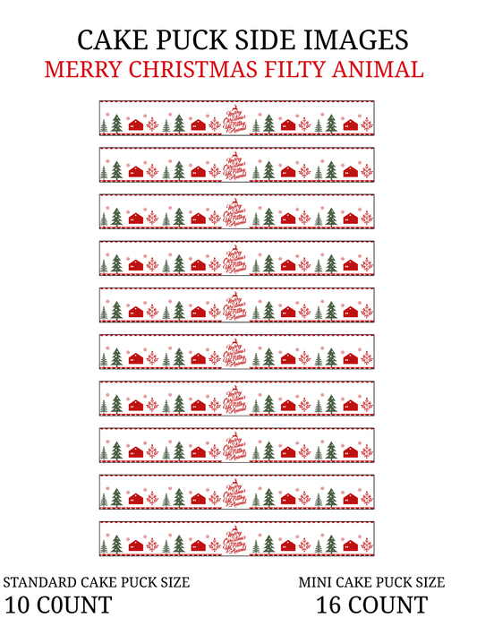 Merry Christmas Filthy Animal - Side Wrap