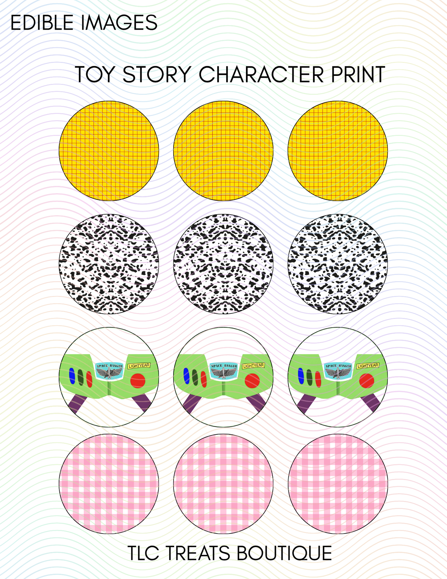 Toy Story Character Print - Edible Images