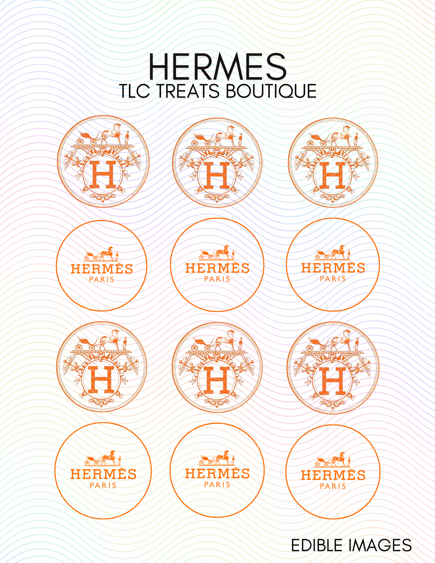 Hermes Edible Images