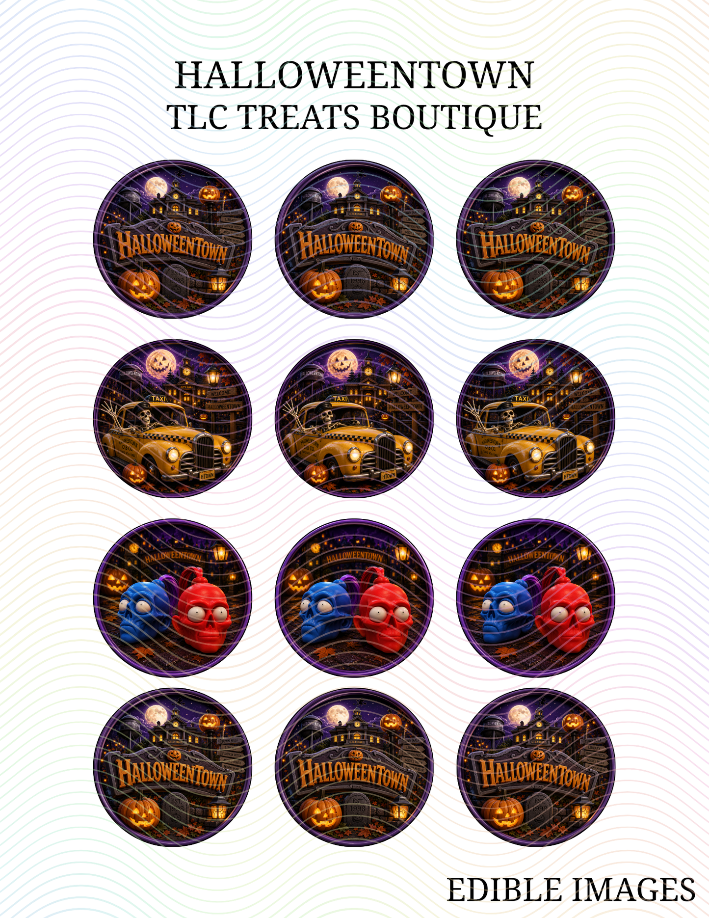 Halloweentown - Edible Images