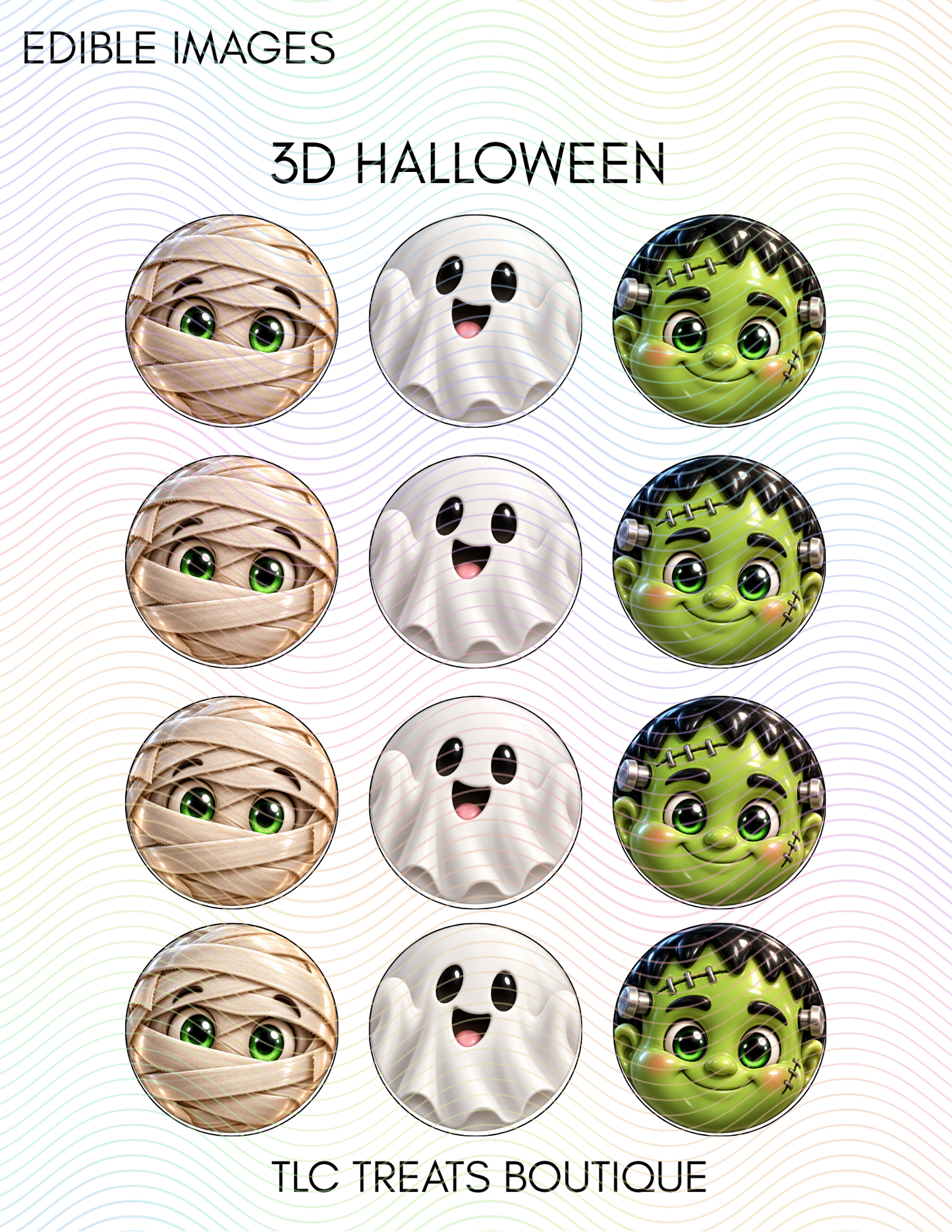3D Halloween - Edible Images