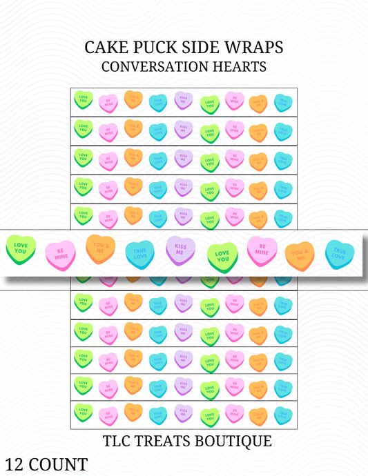 Conversation Hearts - Side Wraps
