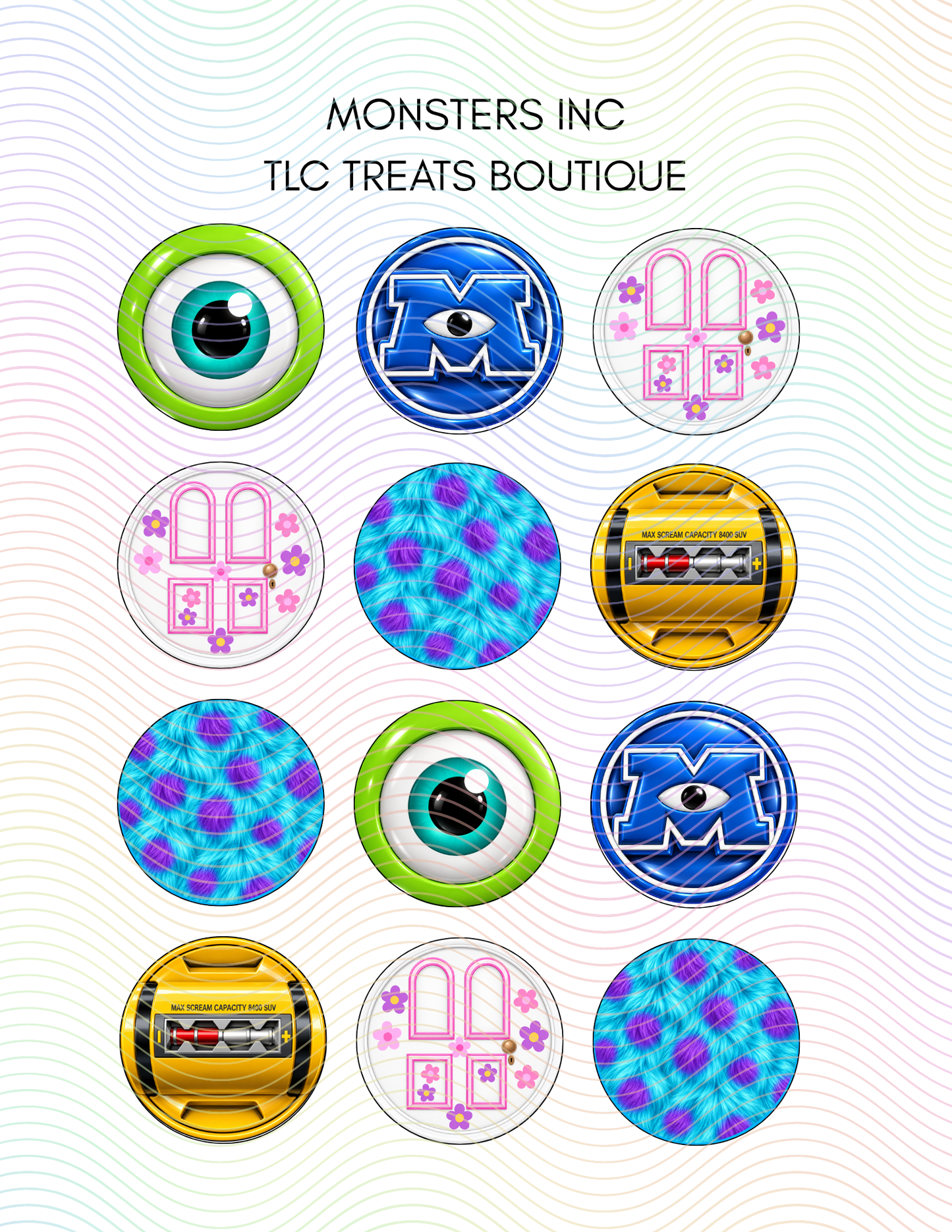 Monsters Inc - Edible Images