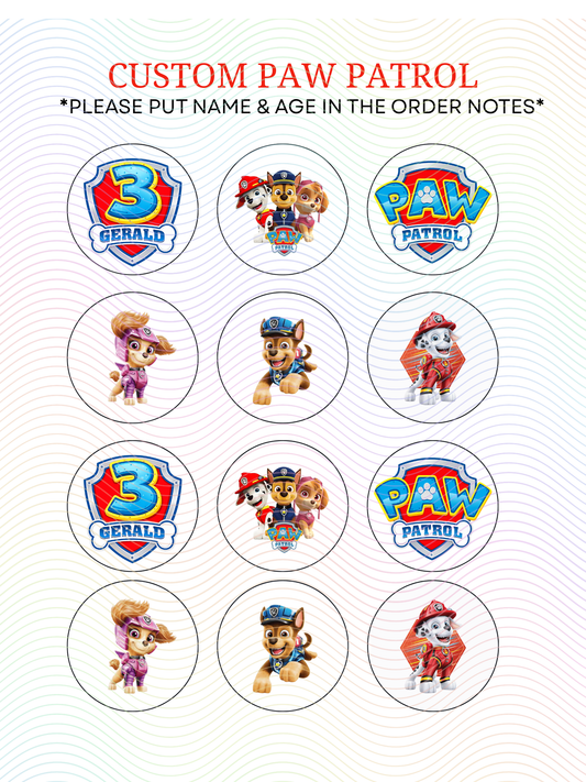 Custom Paw Patrol