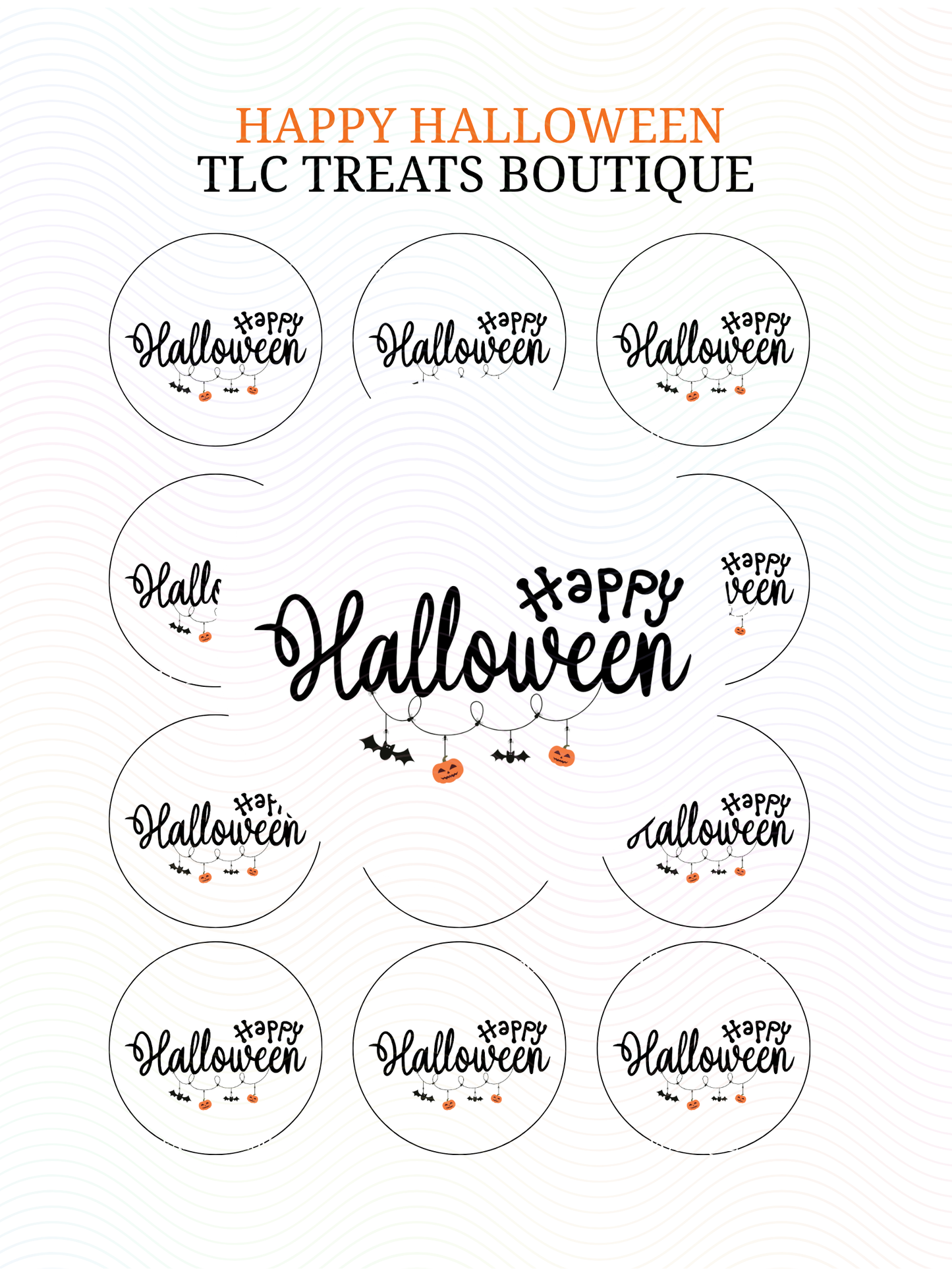 Happy Halloween - Edible Images
